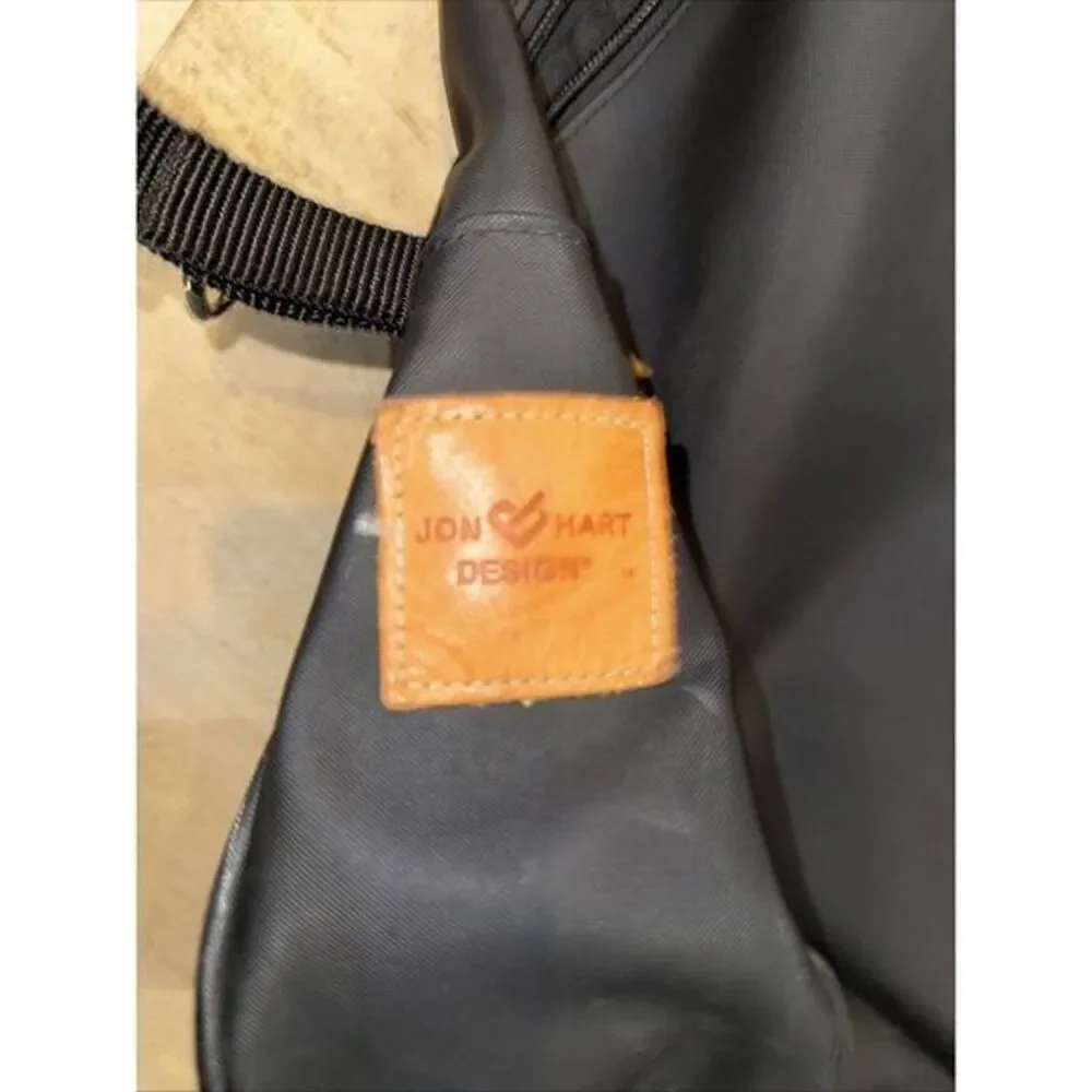 Jon Hart Design Large‎ Garment Bag Black Coated Canvas Bifold 23